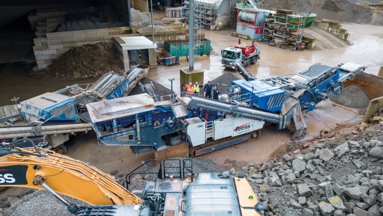 Feess, a family business, is championing the benefits of construction material recycling in the construction sector with the help of a Kleemann MOBIREX MR 130i mobile impact crusher. Pic: Kleemann
