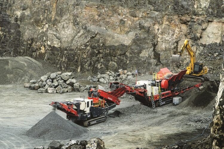 Sandvik mobile crushing plants deliver reliable high-performance processing with the added benefit of mobility for mining and quarrying operations. Image/Sandvik Rock Processing