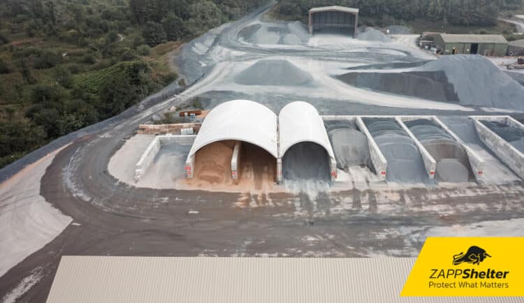 Zappshelter, a UK manufacturer of engineered weatherproof shelter systems for industries such as quarrying, has unveiled its dedicated rental service, Zappshelter Hire. Image/Zappshelter