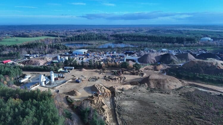 Collard Group owns and operates a 40-acre quarry in Eversley, Hampshire. Image/Collard Group