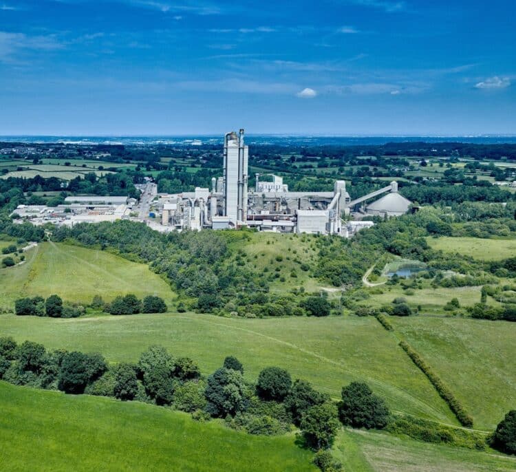 Heidelberg Materials UK's Padeswood cement works. Image/HMUK