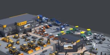 A graphic highlighting the John Deere and Wirtgen Group's customer-focused experience for their joint booth during CONEXPO-CON/AGG 2026. Image/John Deere-Wirtgen Group