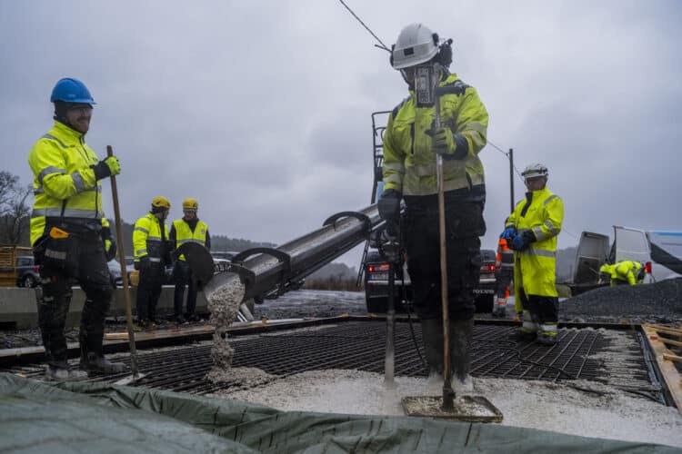 Cemvision’s Re-ment Massive cement can reduce climate impact by up to 95%. Image: JM