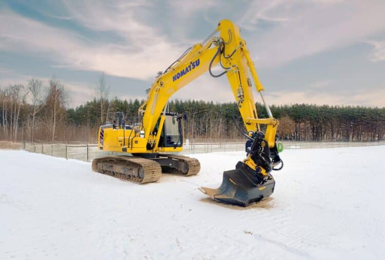 engcon DC3 tiltrotators will integrate with Komatsu’s advanced systems, delivering more precision and responsive control. Image: engcon