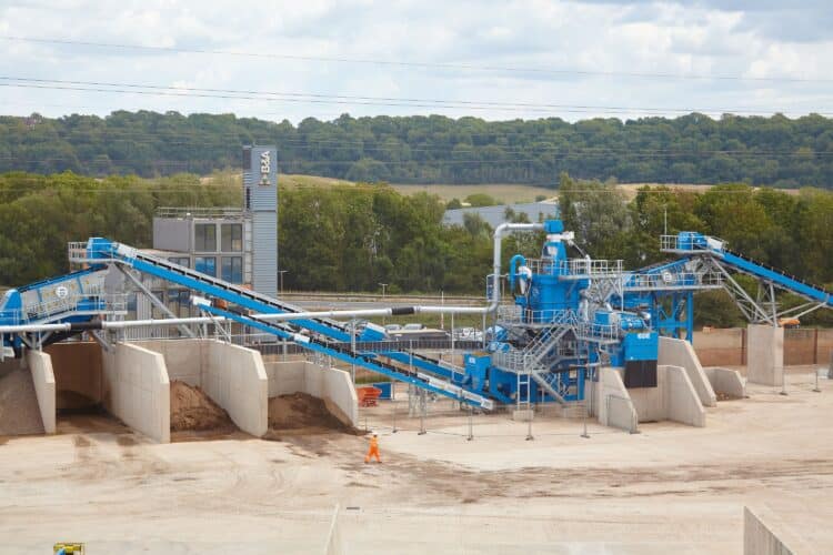 Heidelberg Materials-owned B&A Group installed a CDE washplant in July 2025. Image: Heidelberg Materials