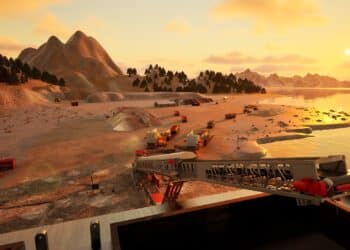 The Telestack system includes two truck unloading systems feeding a Link conveyor. Image: Telestack