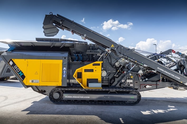 The RM 90X impact crusher. Image: Rubble Master