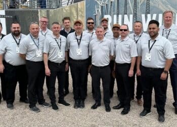 The Volvo Penta team at ConExpo 2026 will highlight its customer-focused approach to the energy transition. Image: Volvo Penta