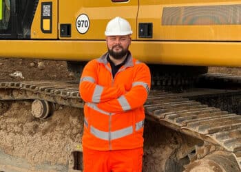 Aidan Harrison, new operations director at Stevens Equipment Rental (SER). Image: SER