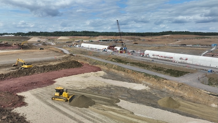 Holcim UK will supply 4-20mm of coarse aggregates for the new reservoir. Image: Holcim UK