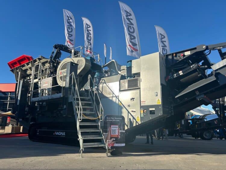 A MAGNA MT130J jaw crusher at ConExpo 2026. Image: Terex MP