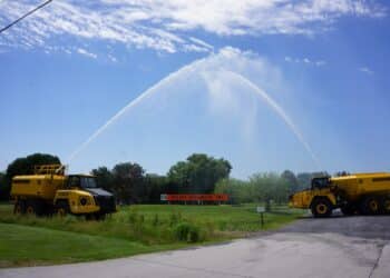 HiVol Water Tanks are designed to provide an efficient dust control solution. Image: Philippi-Hagenbuch