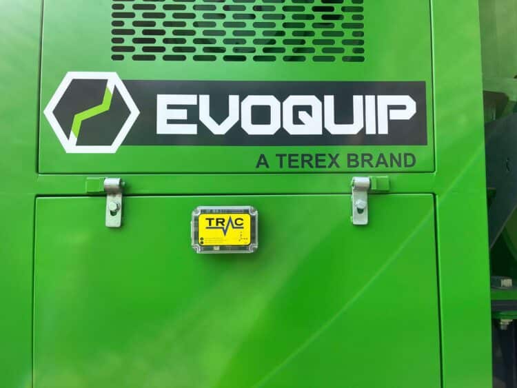 TRAC provides vibration analysis for screening equipment. Image: EvoQuip