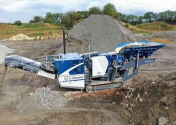 The MOBICAT MC 110 EVO2 jaw crusher will be on show at Hillhead. Image: Kleemann