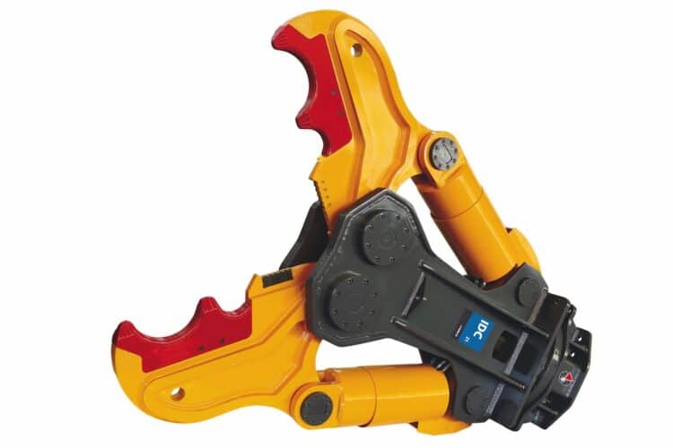 The IDC attachment range is designed for excavators up to 120 tons. Image: Indeco