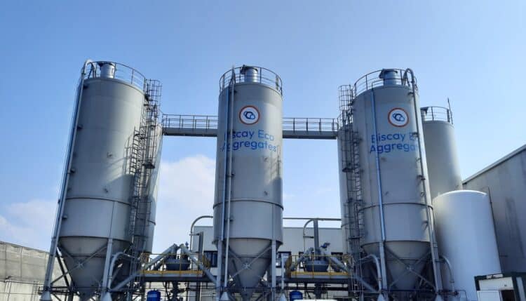 Biscay Eco Aggregates has started production at its new Port of Bilbao plant, bringing O.C.O’s carbon capture and utilisation technology to mainland Europe. Image: O.C.O Technology