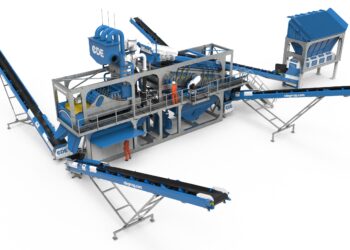 CDE says the high capacity washing system can be ‘commissioning ready’ in just two days Image: CDE