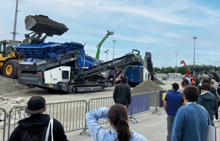 Kleemann exhibited a crushing, screening and conveying plant train at IFAT 2026. Image: Kleemann