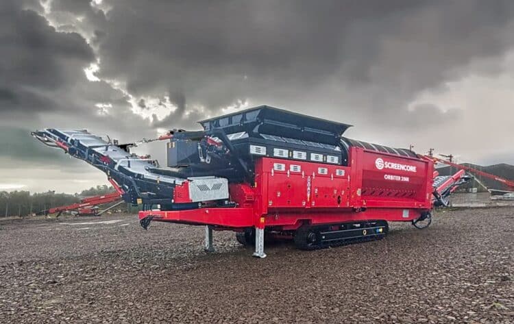 The new Orbiter 206R trommel. Image: Screencore
