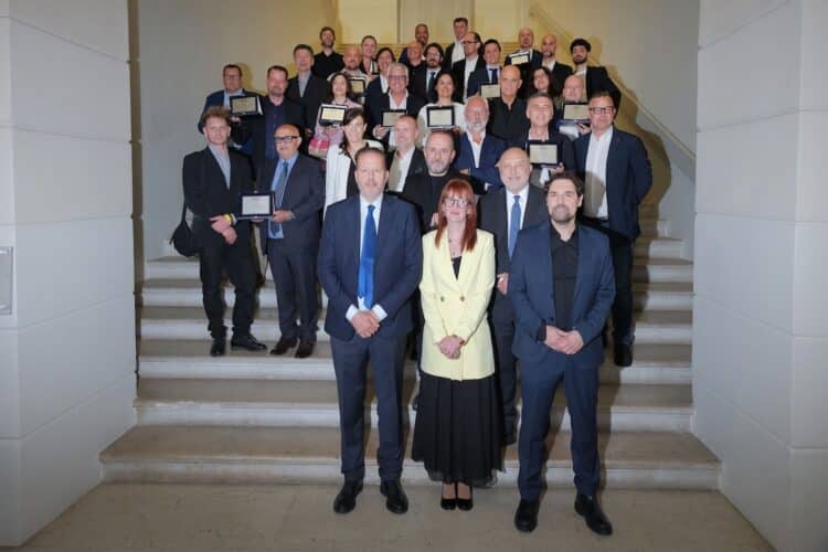 Winners of the SaMoTer 2026 Innovation Award. Image: SaMoTer/Veronafiere