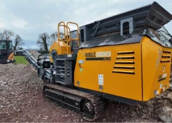The new J72 Tracked Jaw Crusher. Image: RubbleCrusher