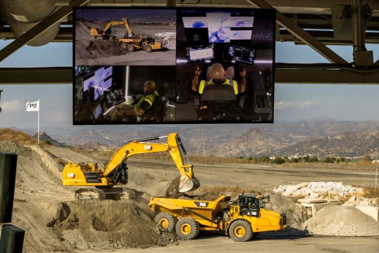 Live demonstrations showcased how Caterpillar technologies improve safety, productivity and jobsite performance. Image: Caterpillar