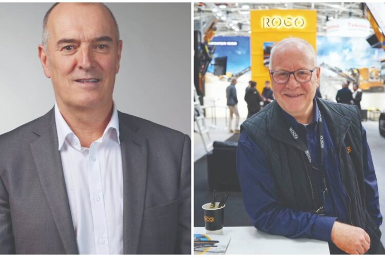 Kieran Hegarty and Hubert Watson. Images: Terex and Roco