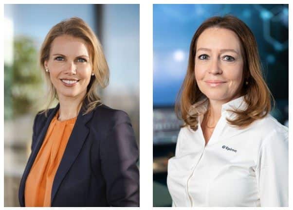 Ulrika Areskog Lilja and Katarina Nilsson. Image: Epiroc