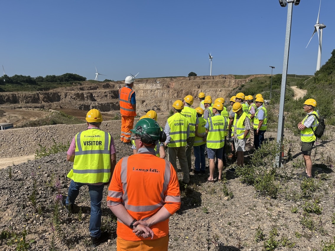Farmers get behind the scenes quarry tour at Longcliffe - Aggregates Business